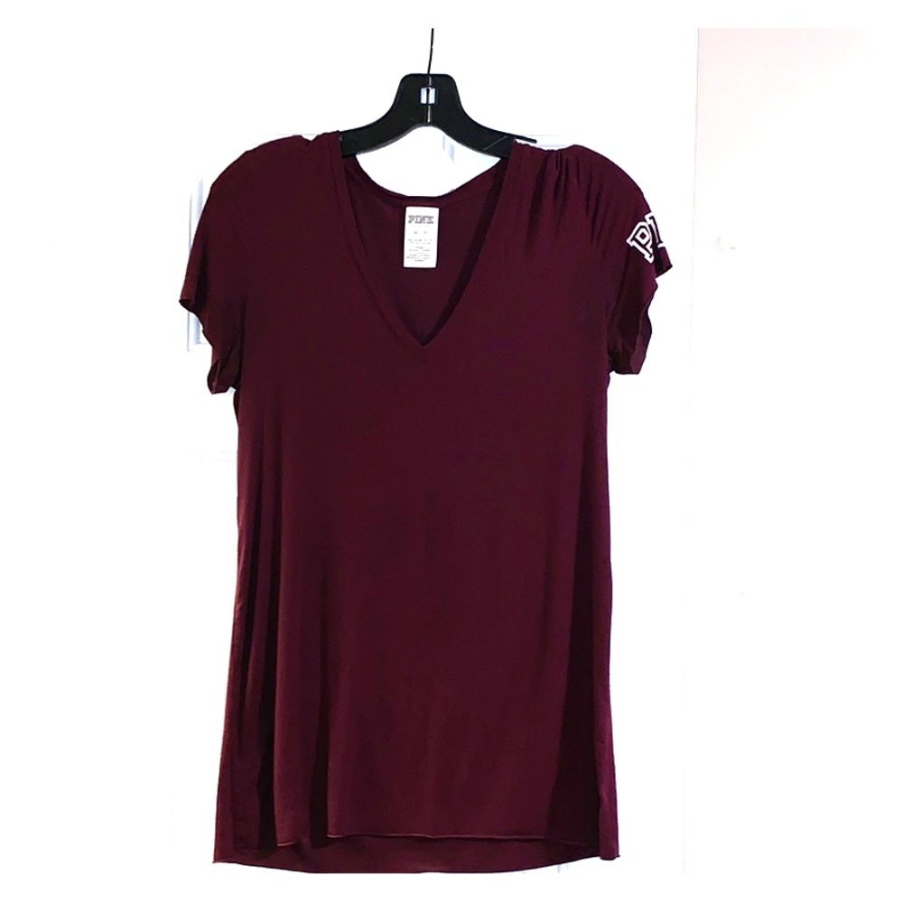 Victoria’s Secret PINK V-neck T-shirt.